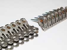 Połązcenie na nity taśmy do belowarek